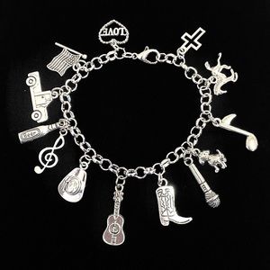 Country Music Charm Bracelet